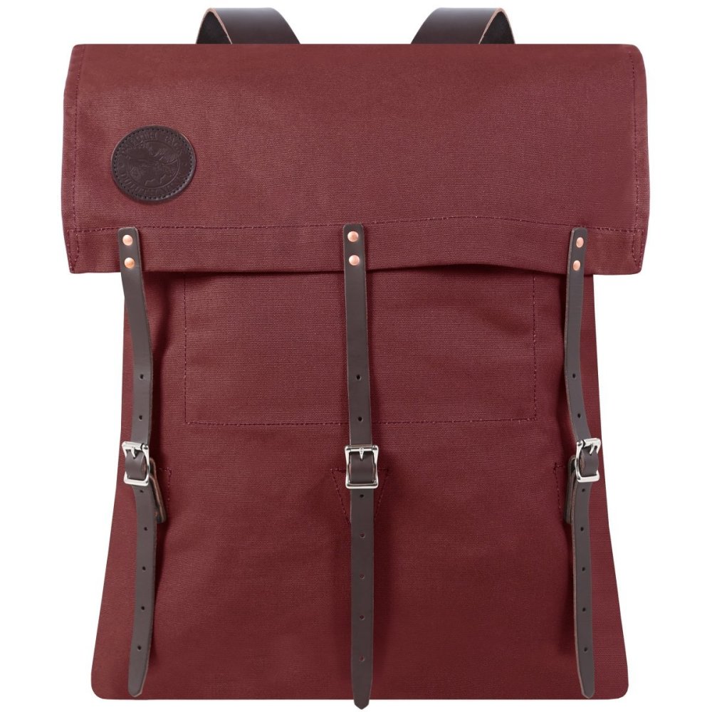 

Duluth Pack 59 Liter Capacity Burgundy Canvas #2 Original Backpack
