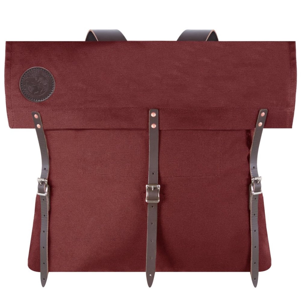 

Duluth Pack 60 Liter Capacity Burgundy Canvas #3 Original Backpack