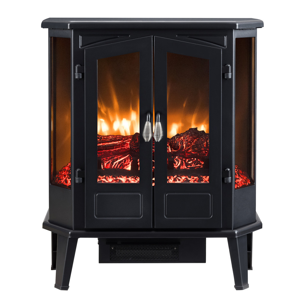 

Hearthpro 25" 5 Sided Infrared Electrick Stove Black Finish