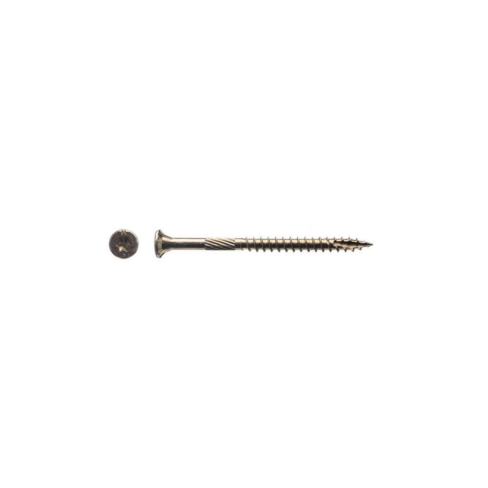 

Western Builders Supply 2-1/2 In. Flat Head Gold Interior Structural Wood Screw