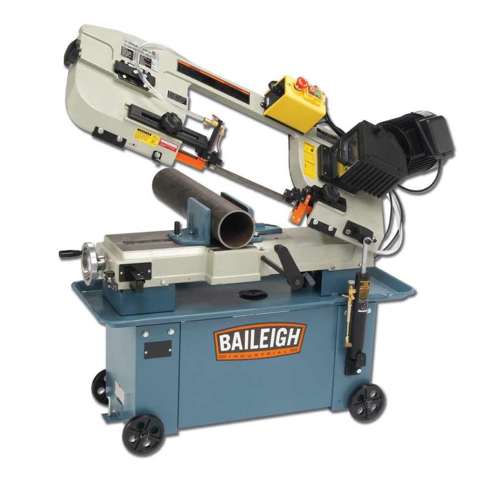 

Baileigh BS-712M Band Saw Metal Cutting Manual Vise 120V 1 Phase