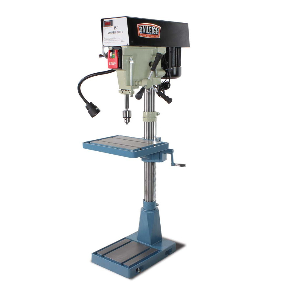 

Baileigh DP-15VSF Floor Drill Press 110/220V 1 Phase 15"