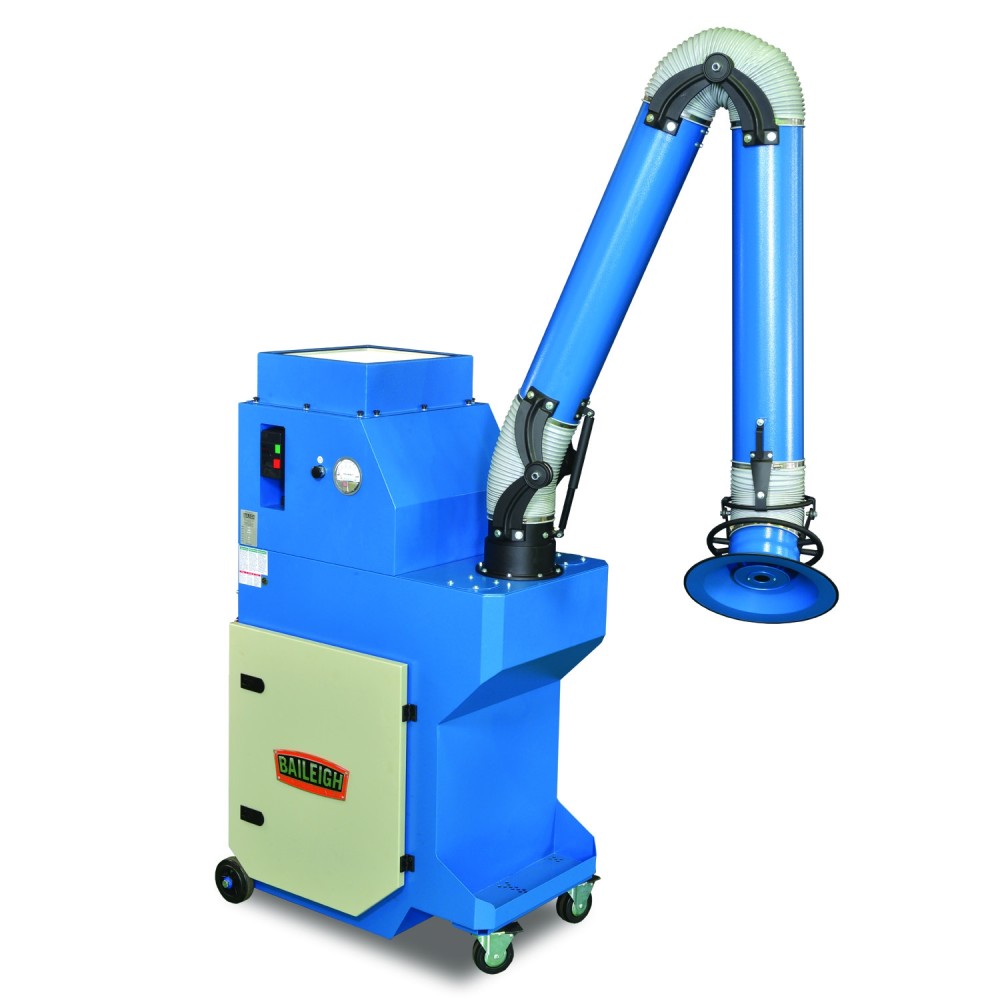Baileigh FE-1200 Portable Weld Fume Extractor 110V 1.5HP 1110 CFM