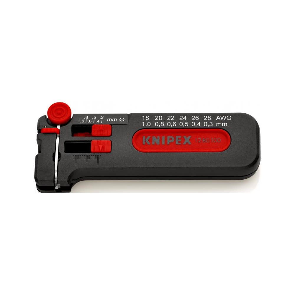 

Knipex Precision Mini Wire Stripper 100mm 18-28 AWG