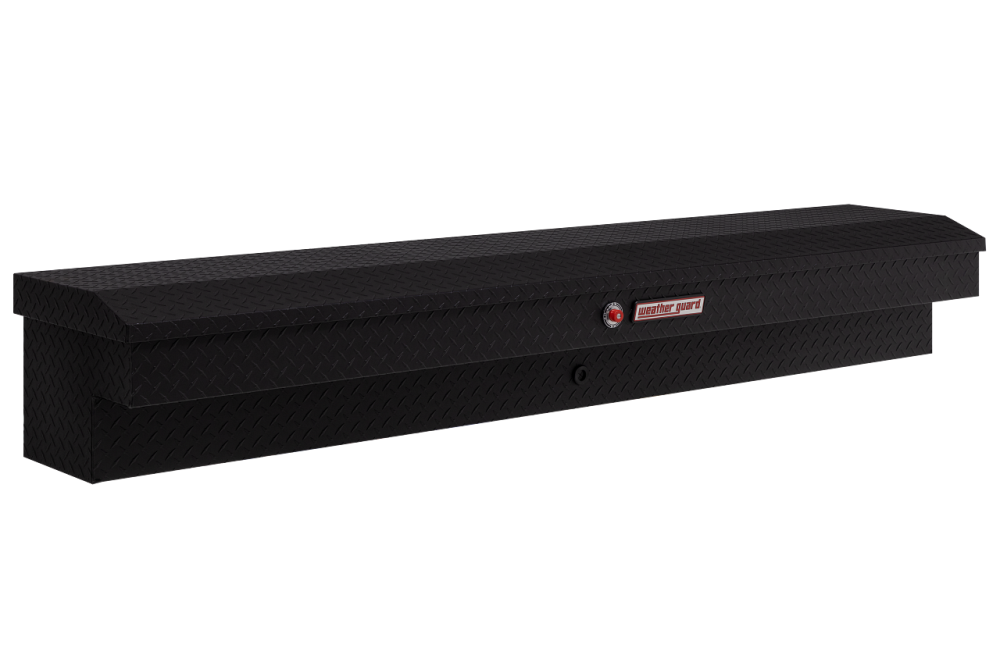

Weather Guard 87" Lo-Side Truck Tool Box Aluminum Textured Matte Black