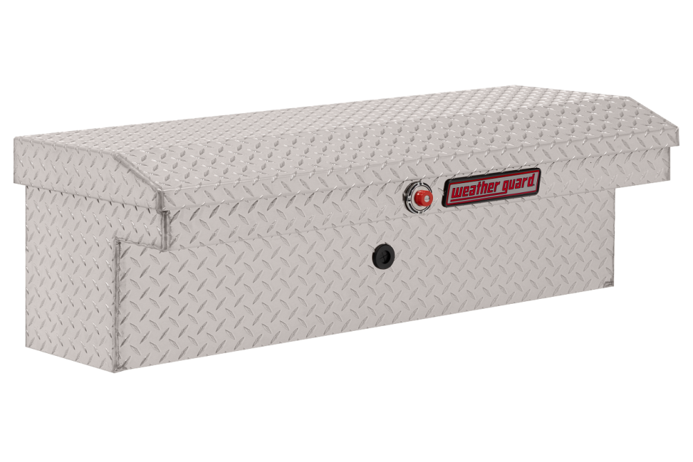 

Weather Guard 41" Low Profile Lo-Side Truck Tool Box Aluminum Clear