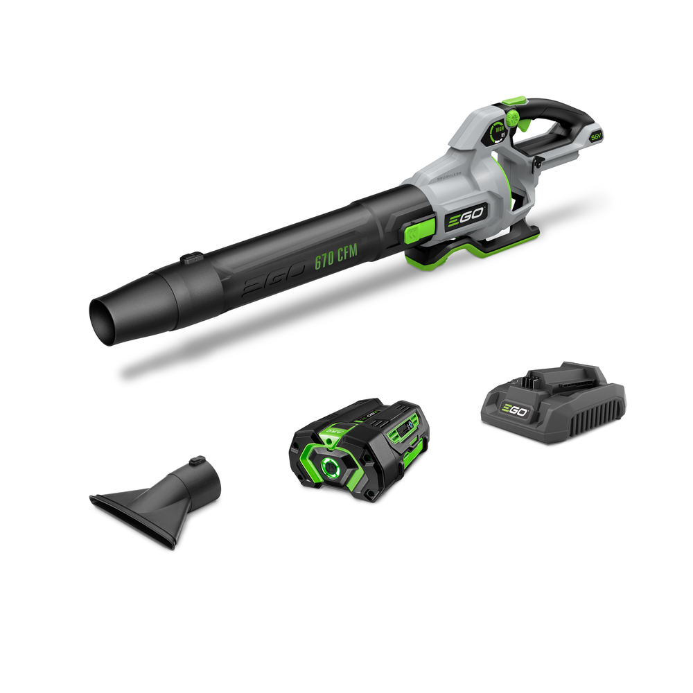 

EGO POWER+ Blower Kit 670 CFM with 4Ah Battery & 320W Charger