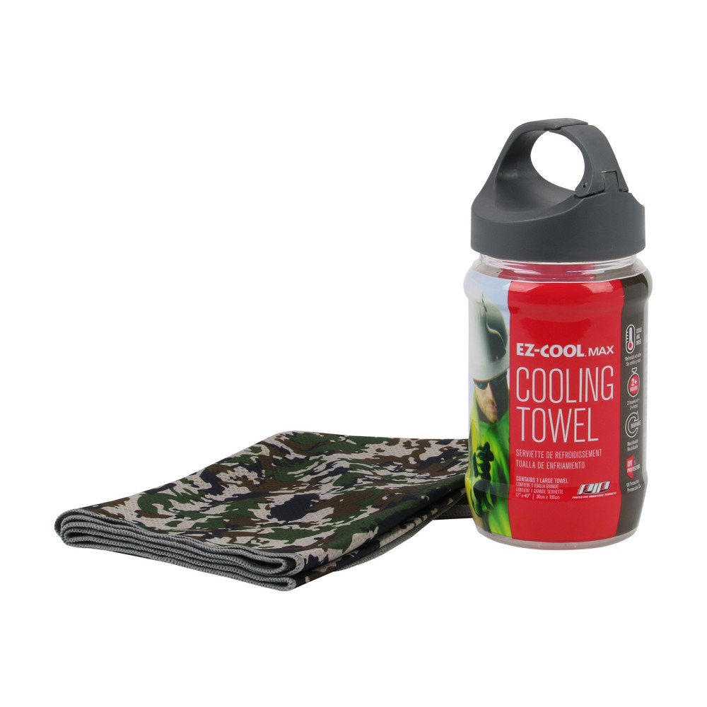 

Protective Industrial Products Cooling Towel EZ Cool Max 12 x 40" Evaporative Green Camo