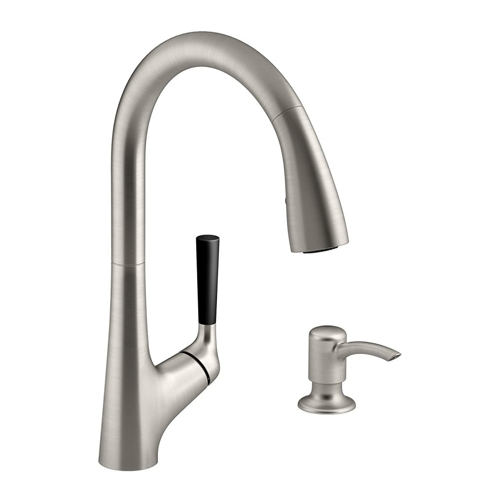 Kohler Malleco Kitchen Sink Faucet Vibrant Stainless 1 Handle