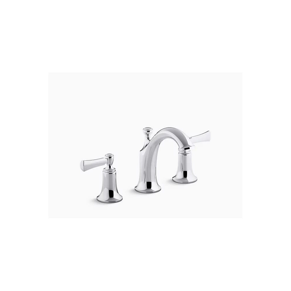 

Kohler Elliston Bathroom Sink Faucet Chrome 2 Handle Widespread