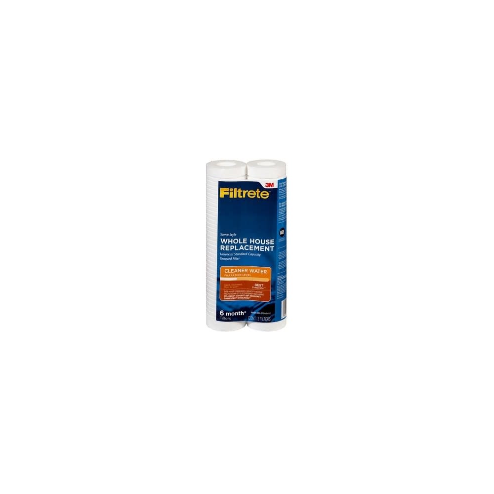 

3M Filtrete Water Filter Standard Grooved Replacement 2pk