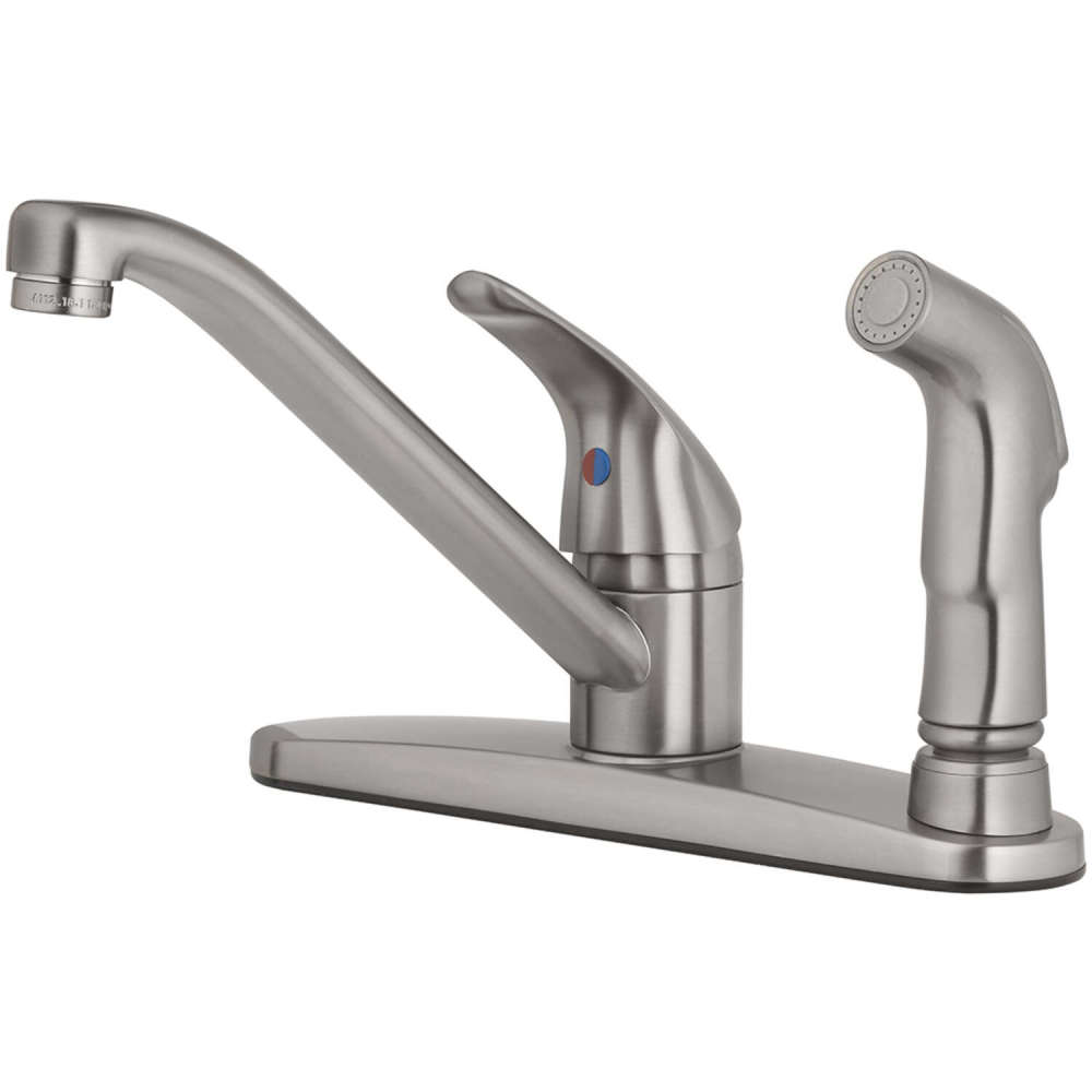

Oakbrook Essentials Kitchen Faucet One Handle Brushed Nickel