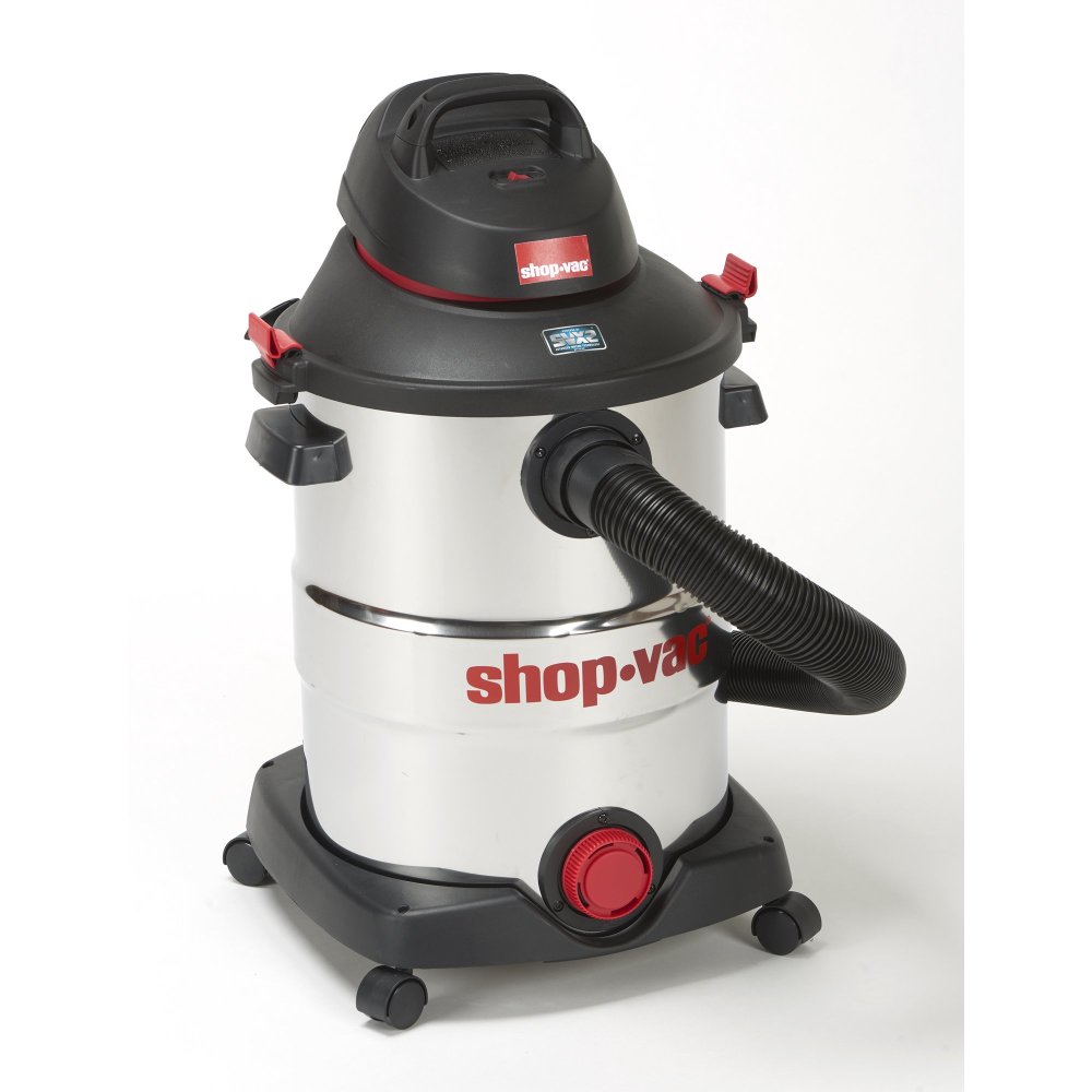 

Shop Vac Wet/Dry Vacuum 12 Gallon 5.5 Peak HP SVX2 Stainless Steel