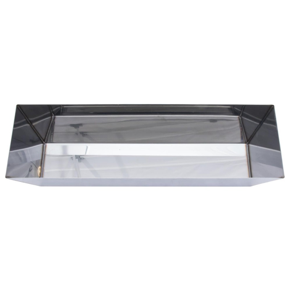 

Marshalltown Heli Arc Mud Pan 12" Stainless Steel Design