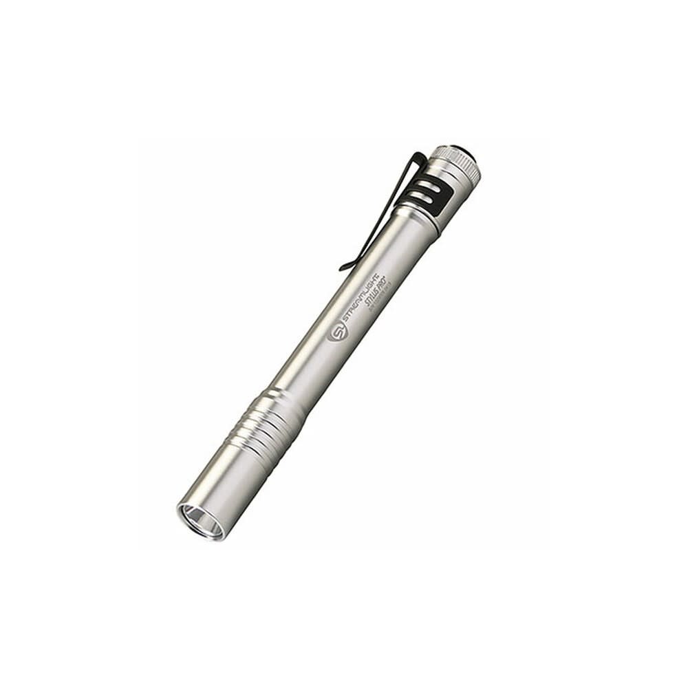 Streamlight Stylus Pro Penlight Silver AAA Battery Powered LED
