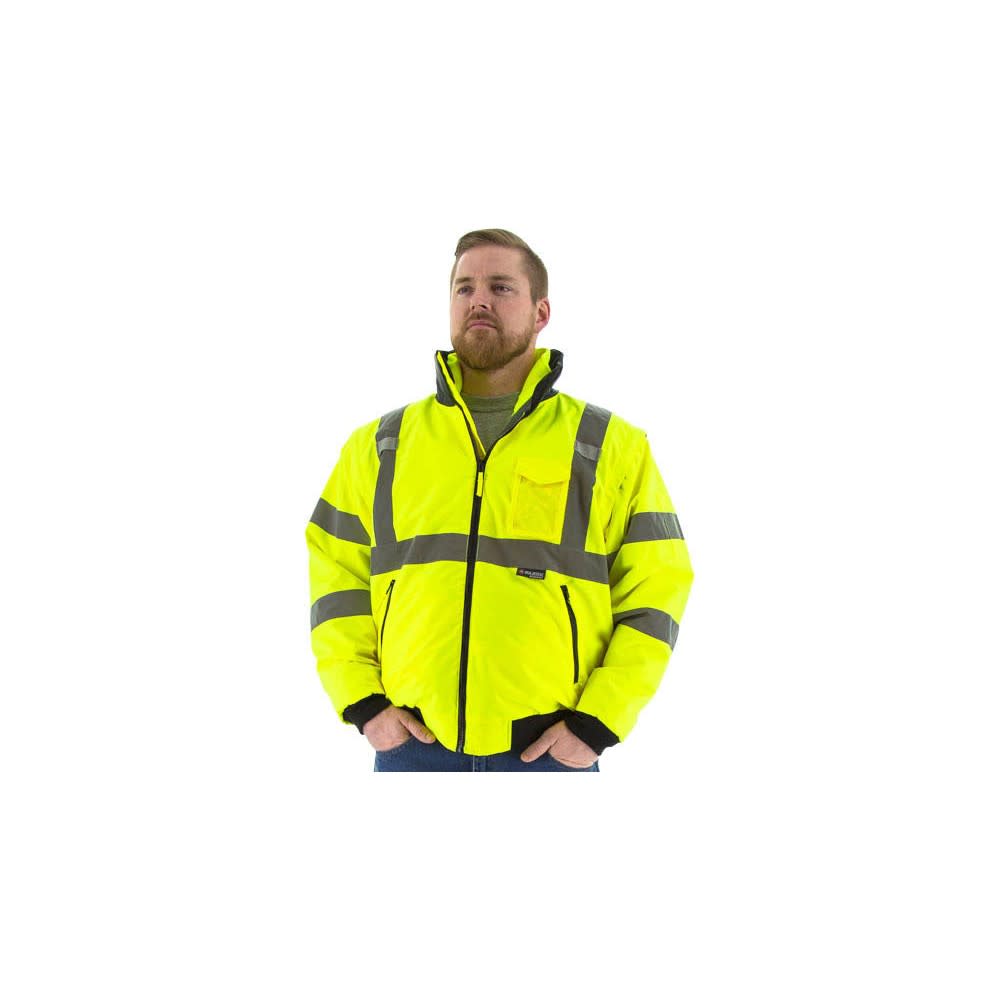 

Majestic Glove 8 in 1 Waterproof Jacket Hi-Vis Yellow 6X