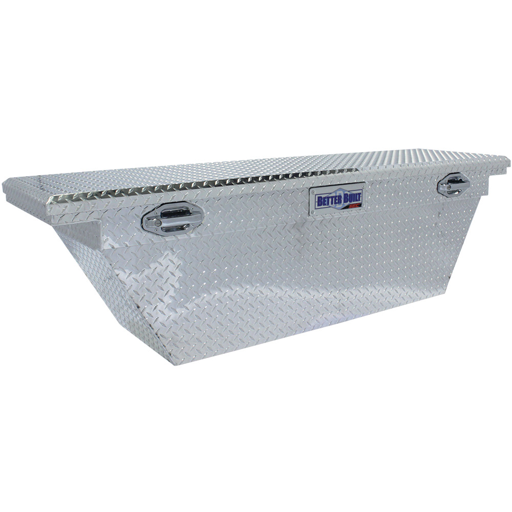 

Better Built 71" SEC Saddle Truck Tool Box LOW PROFILE DEEP WEDGE BRITE ALUMINUM