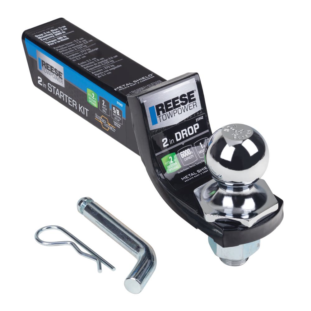 

Reese Interlock 9" 6000 lbs Hitch Ball Mount Starter Kit