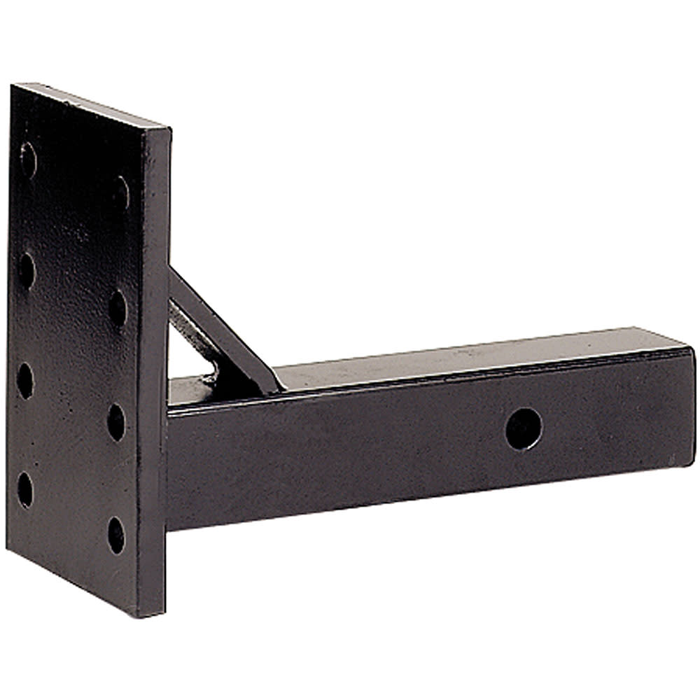 Reese 7.75" 10000 lbs Black Steel Pintle Hook Mounting Plate