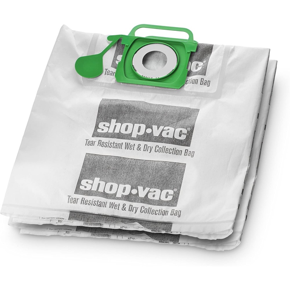 

Shop Vac 5-10 Gallon Tank Wet/Dry Tear Resistant Collection Bag 2pk