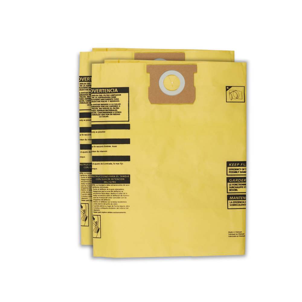 

Shop Vac 15 to 22 Gallon Type J High Efficiency Disposable Filter Bag 2pk