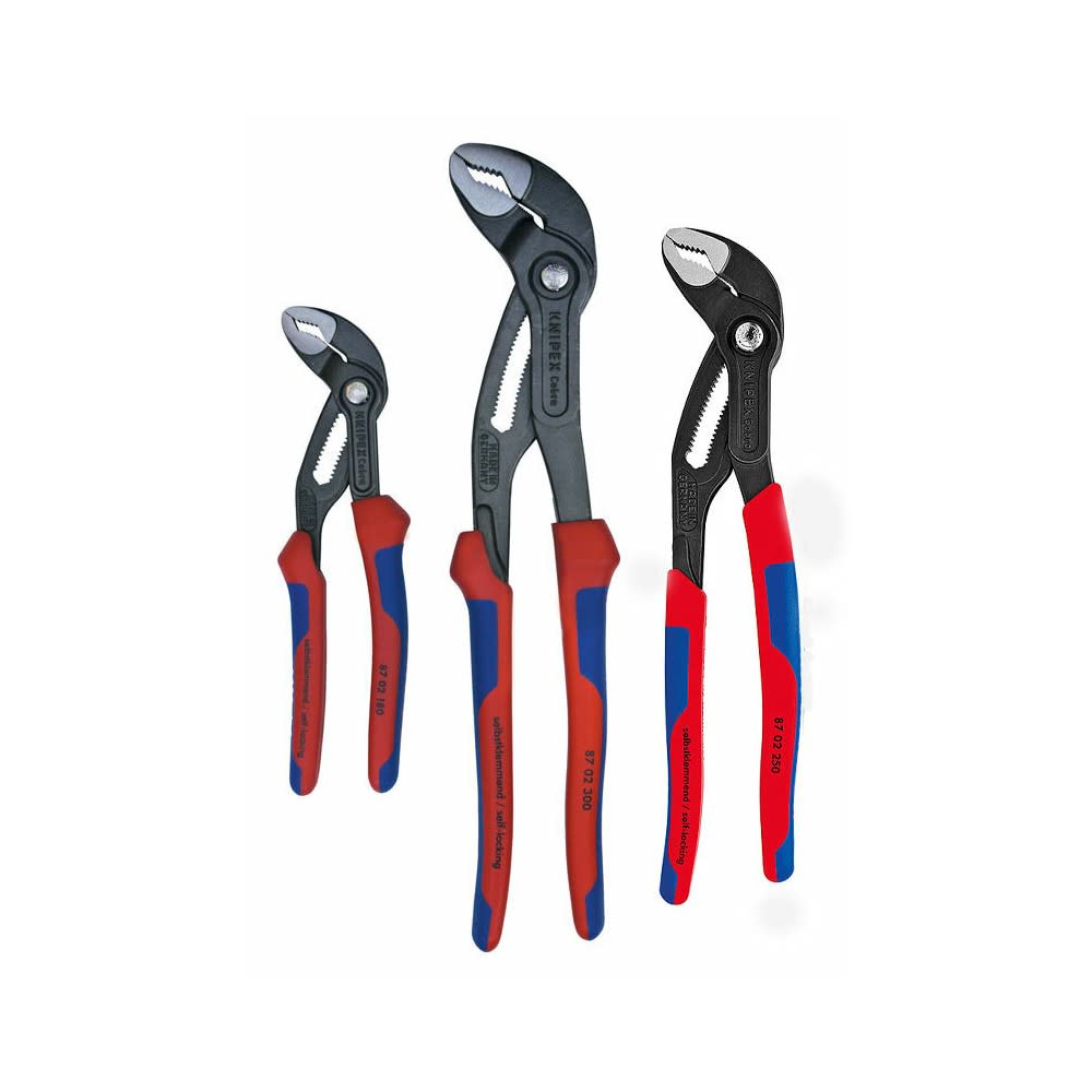 

Knipex Multi Component Cobra Pliers Set 3pc