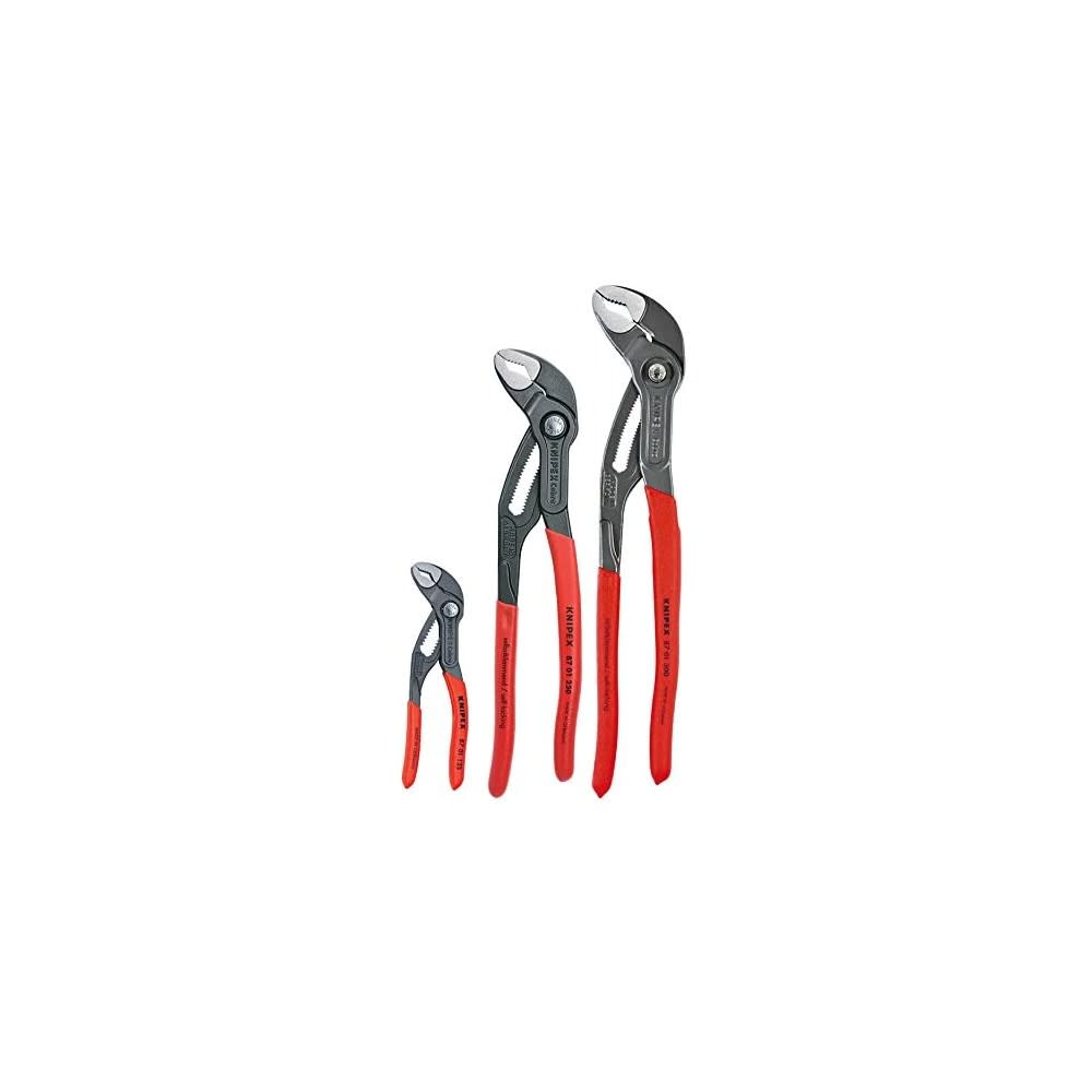 

Knipex Cobra Pliers Set with Keeper Pouch 3pc