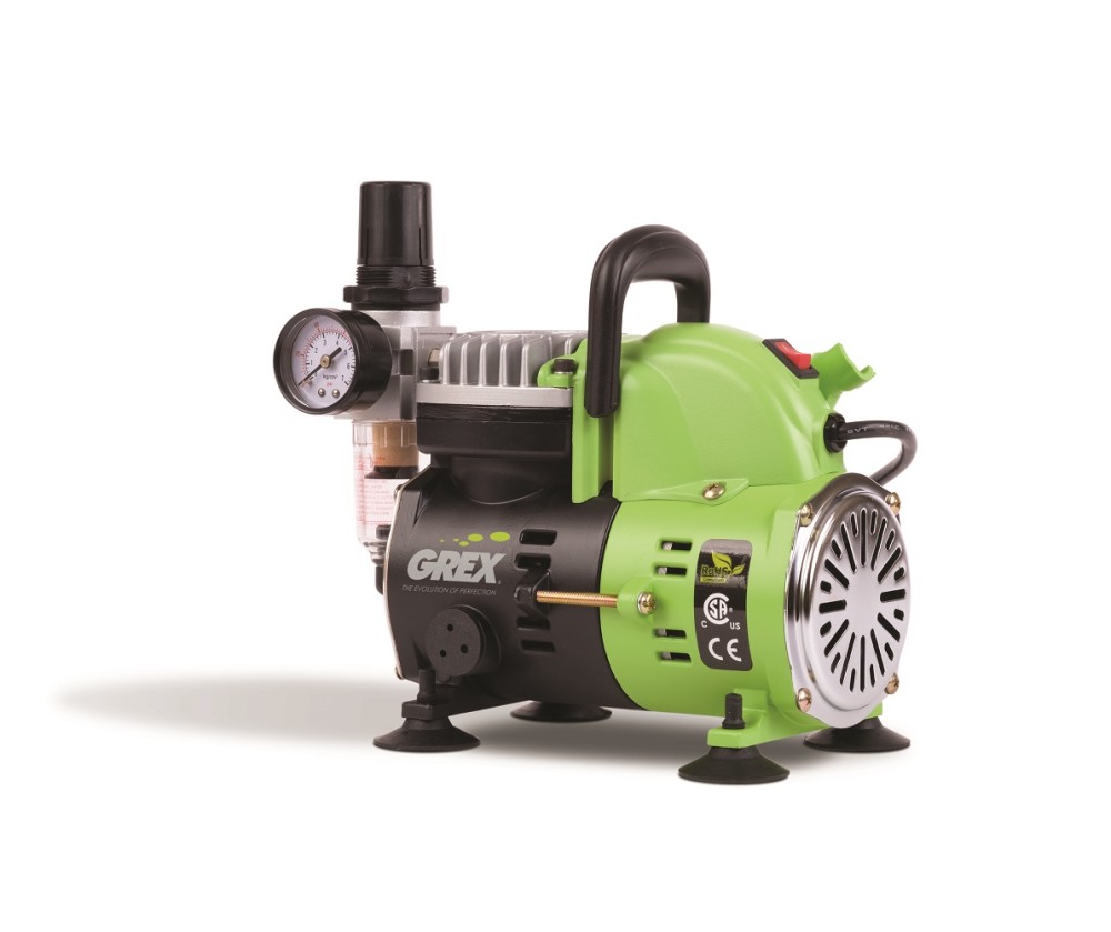 

Grex Power Tools 1/8 HP Portable Piston Air Compressor 115V