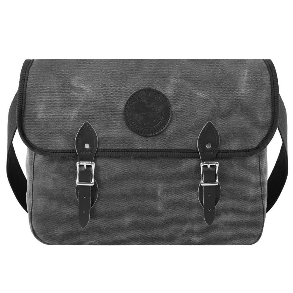 

Duluth Pack 12 Liter Capacity Waxed Grey Standard Book Bag