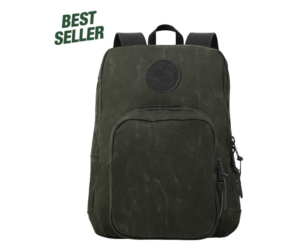 Duluth Pack 21 Liter Capacity Wax Olive Drab Large Standard Backpack