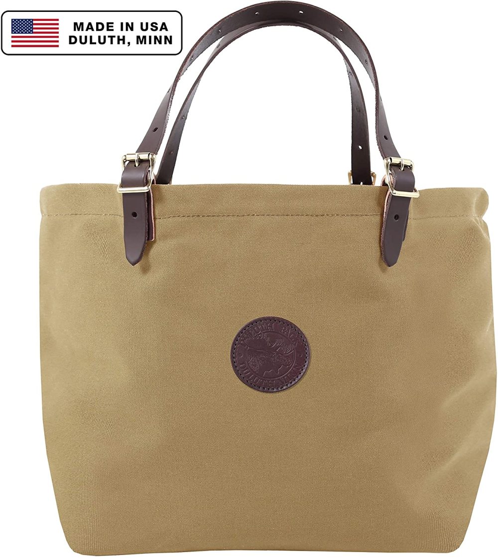 

Duluth Pack 18 Liter Capacity Khaki Medium Market Tote
