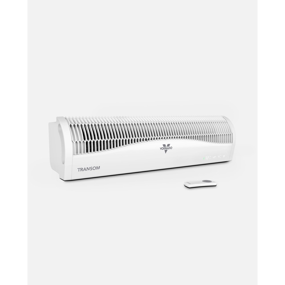 Vornado Transom Window Air Circulator with Remote 120V 185 CFM White