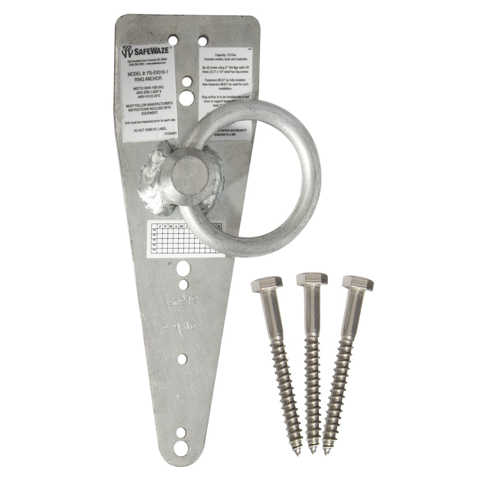 Safewaze 9" Forged Steel Ring Anchor