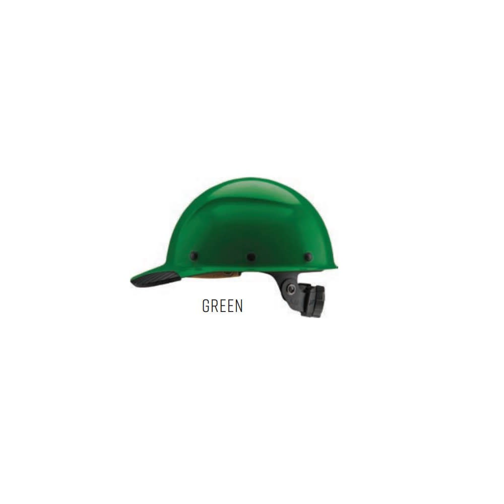 

Lift Safety Hard Hat DAX Green Fiber Resin Cap Style