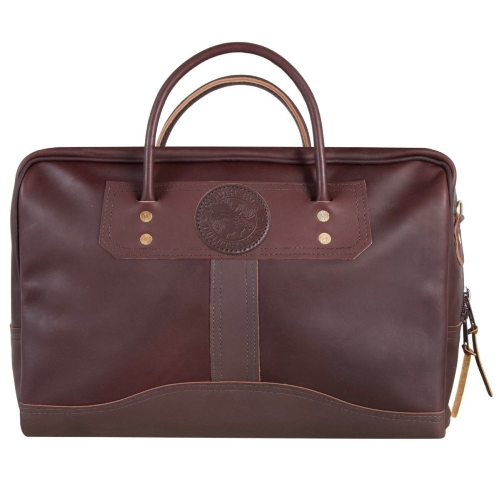 

Duluth Pack 21 Liter Capacity Brown Builder's Large Smooth Leather Briefcase