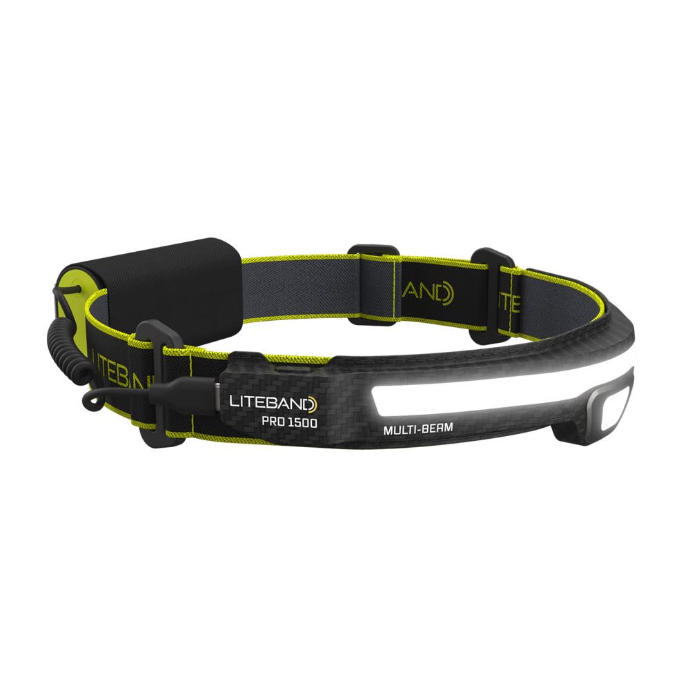Liteband Pro 1500 MB Carbon Fiber LED Rechargeable Headlamp