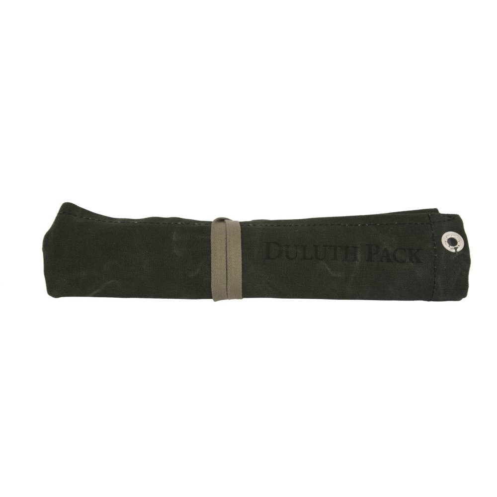 

Duluth Pack Wax Olive Drab Canvas Utensil Roll