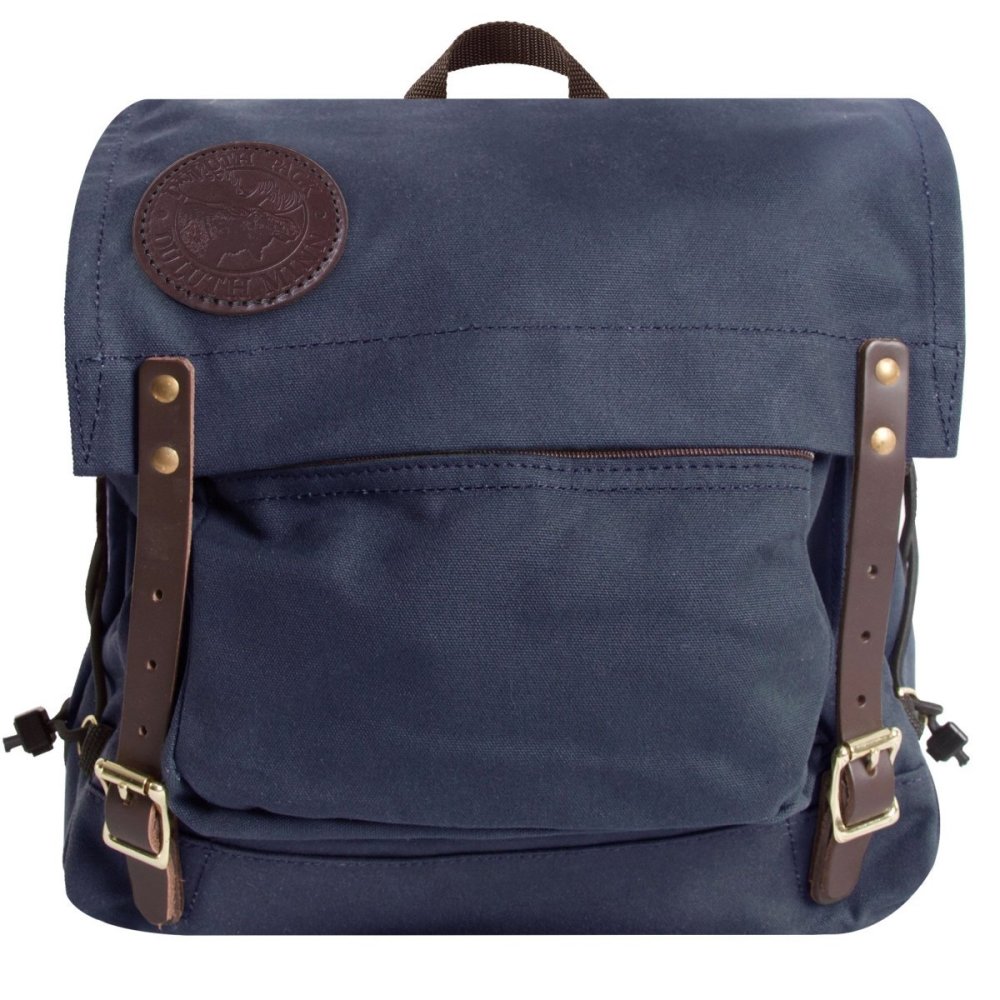 

Duluth Pack 17 Liter Capacity Navy Canvas Front Portage Pack