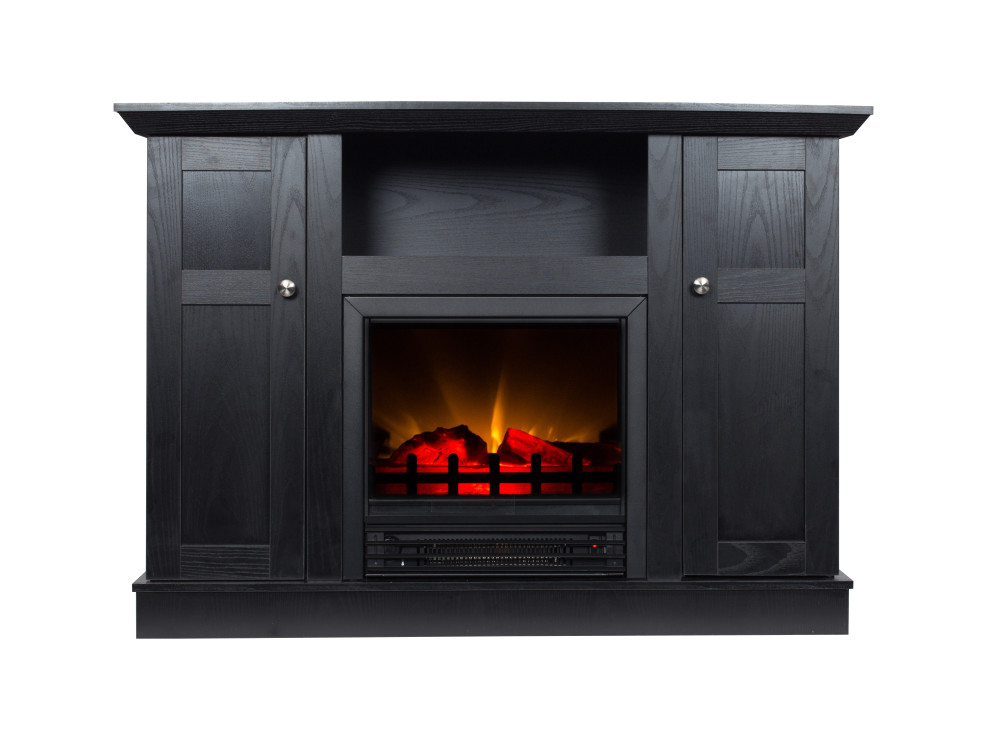 

Hearthpro 42.5" Wall/Corner Media Fireplace in Black