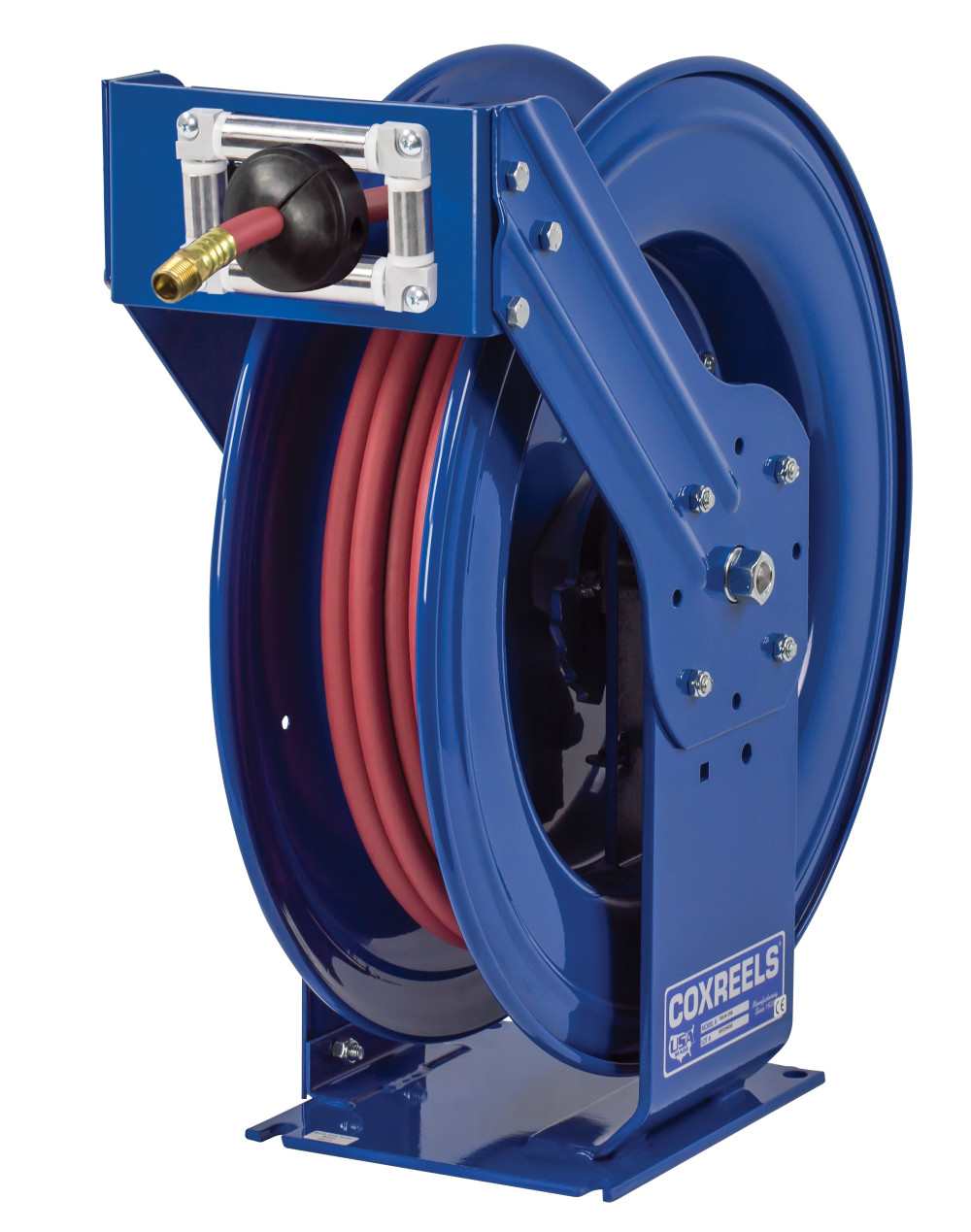 

Coxreels Hose Reel Supreme Duty Spring Rewind for Air/Water 1/2" ID 75' 300 PSI