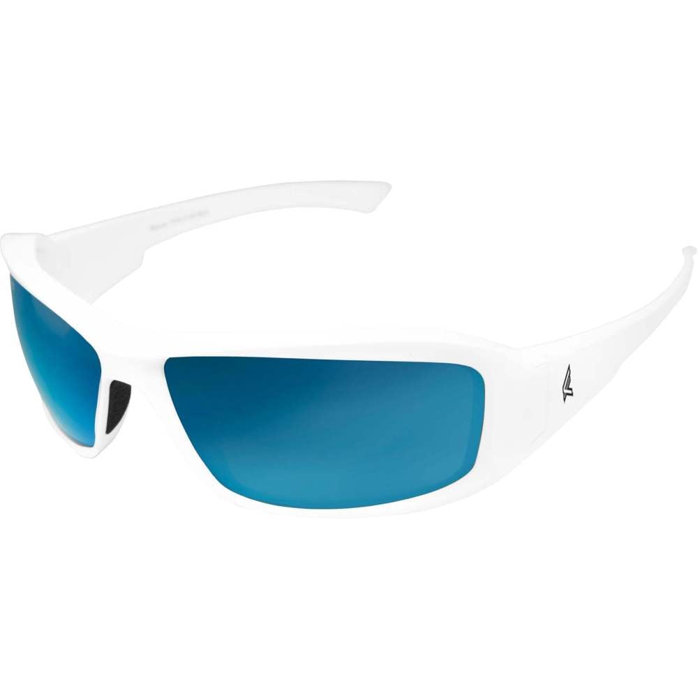 

Edge Brazeau White Frame Polarized Blue Lens