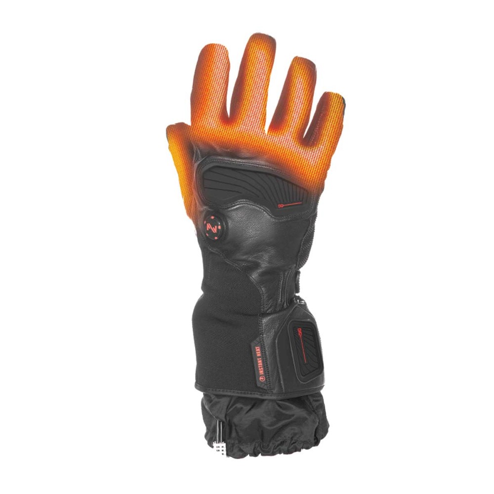 Mobile Warming Dual Power Barra Heated Gloves Unisex 12V Black XS