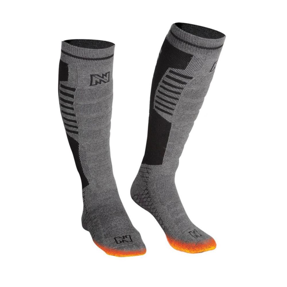 Mobile Warming Heated Socks 3.7V Large Gray/Black Men’s Standard