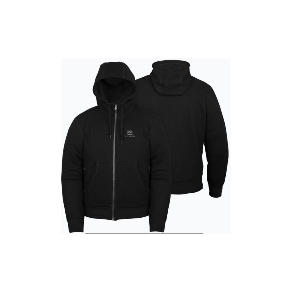 Mobile Warming Hoodie Mens Black Small