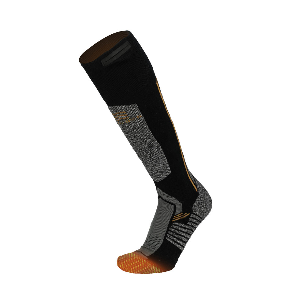 Mobile Warming Pro Compression Heated Socks Unisex Dark Gray Small